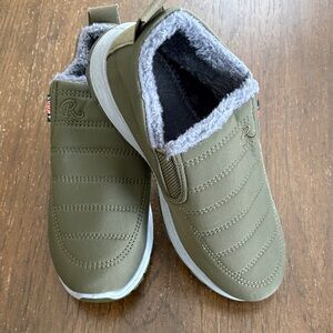 Women’s Olive Green Slip-On Shoes